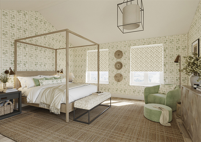 Plum Line, Cashmere - Twist&Fit Roller Blind - Image 7